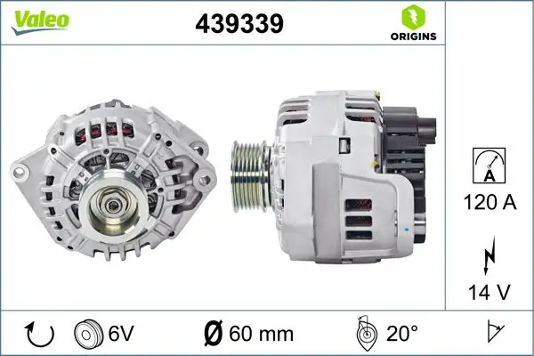 VALEO 439339 Şarj Dinamosu resmi
