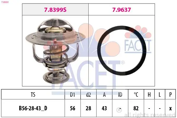 FACET 7.8522 Termostat resmi