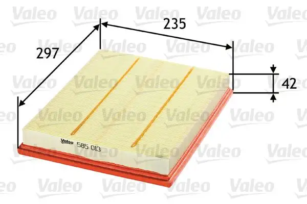 VALEO 585013 Hava Filtresi resmi