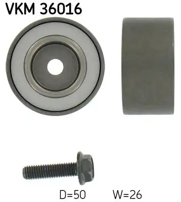 SKF VKM36016 Alternatör Gergi Rulmanı resmi