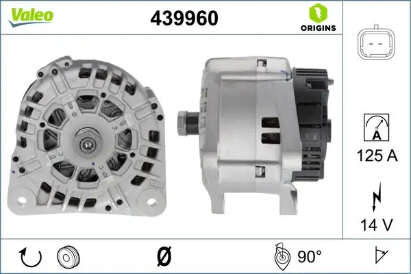 VALEO 439960 Şarj Dinamosu resmi