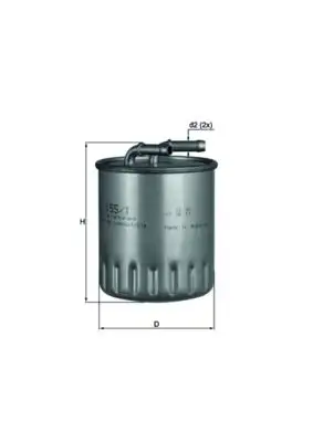 MAHLE KL155/1 Yakıt Filtresi A6280920101 resmi