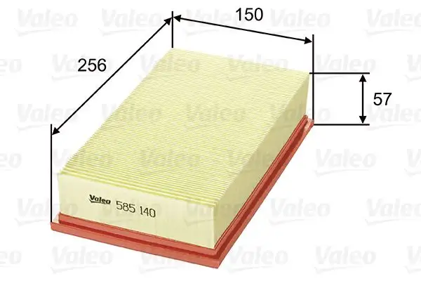 VALEO 585140 Hava Filtresi resmi