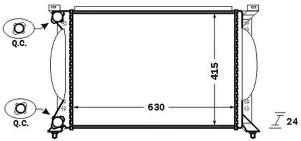 MAHLE CR1417000S Radyatör 8E0121251A resmi