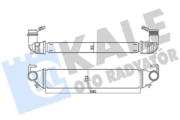 KALE 350965 Turbo Radyatörü resmi
