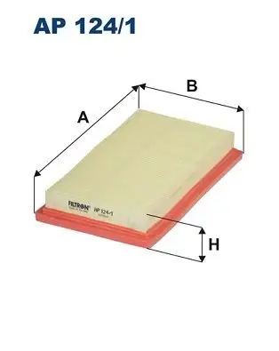 FILTRON AP124/1 Hava Filtresi 16546ED000 resmi