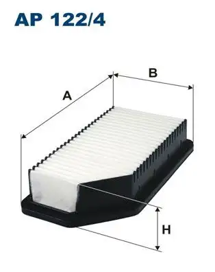 FILTRON AP122/4 Hava Filtresi 281131W000 resmi