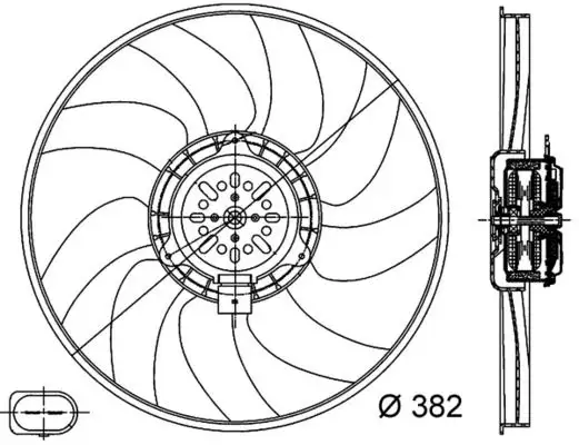 MAHLE CFF312000S Fan Motoru resmi