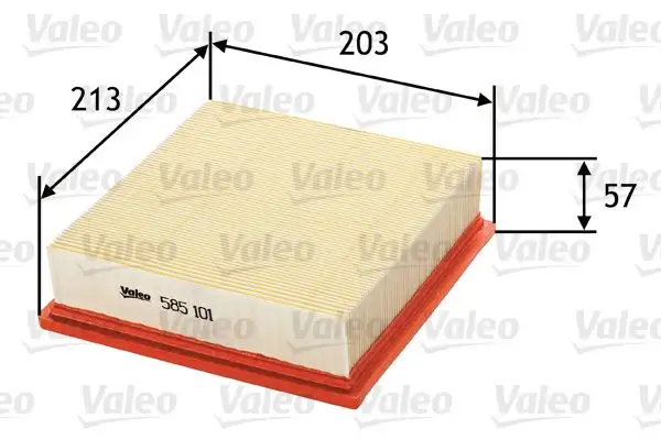 VALEO 585101 Hava Filtresi resmi