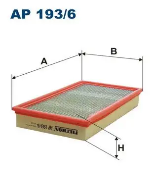 FILTRON AP193/6 Hava Filtresi XR88237 resmi