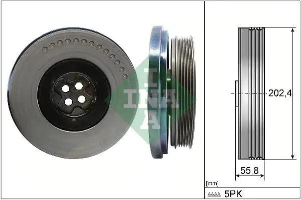 INA 544060310 Krank Kasnağı A6540300003 resmi