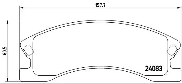 BREMBO P37008 Ön Fren Balatası resmi