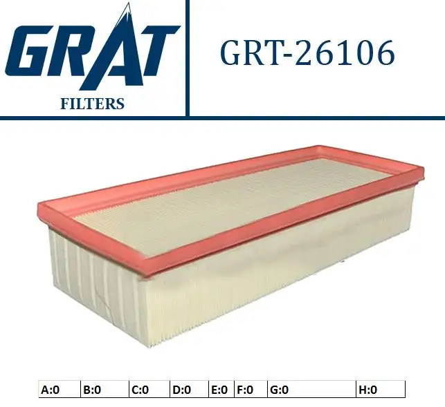 GRAT 26106 Hava Filtresi 8R0133843K resmi