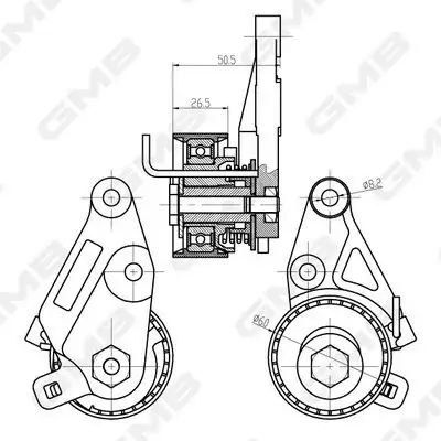 GMB GTB0410 Triger Gergi Rulmanı resmi