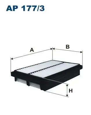 FILTRON AP177/3 Hava Filtresi 2811326000AT resmi