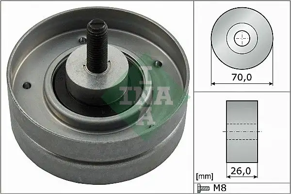 INA 532052410 Alternatör Gergi Rulmanı 11288625983 resmi