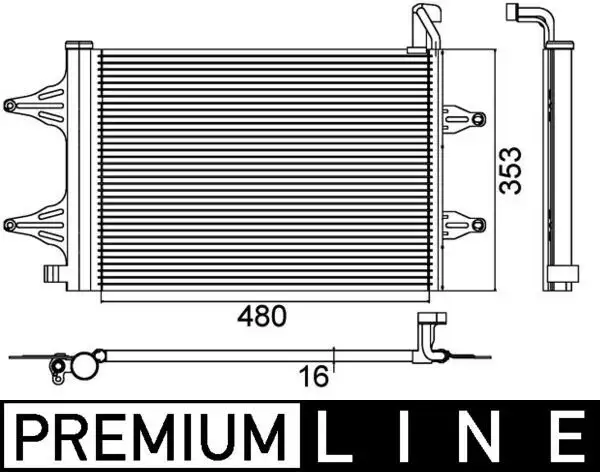 MAHLE AC359000P Klima Radyatörü resmi