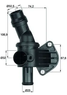 MAHLE TI887 Termostat 06F121111G resmi
