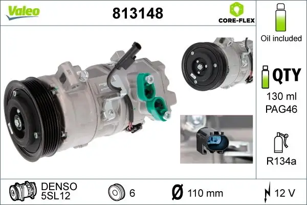 VALEO 813148 Klima Kompresörü resmi