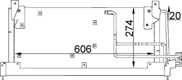 MAHLE AC223000S Klima Radyatörü resmi
