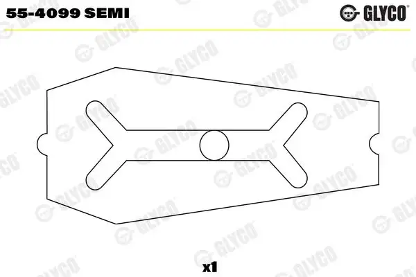 GLYCO 55-4099-SEMI Piston Kol Burcu 500329617 resmi