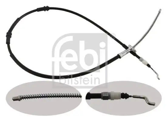 FEBI 36711 El Fren Halatı (Arka) 2H0609721A resmi