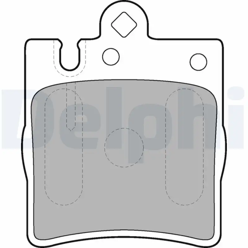 DELPHI LP1618 Arka Fren Balatası resmi