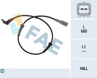 FAE 78036 ABS Hız Sensörü (Ön) resmi