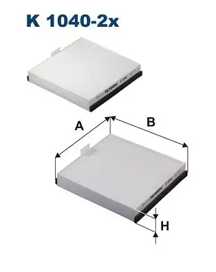 FILTRON K1040-2X Polen Filtresi 6025370624 resmi
