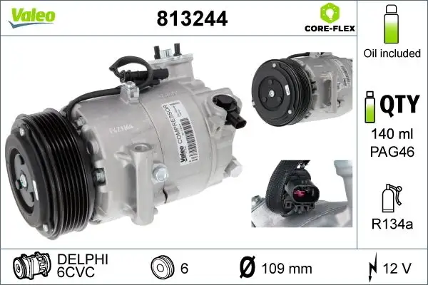 VALEO 813244 Klima Kompresörü resmi
