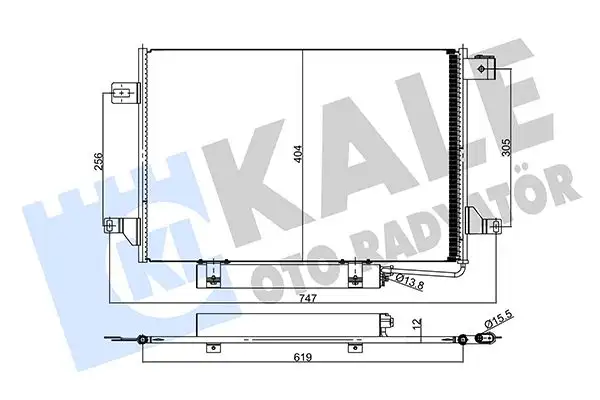 KALE 357885 Klima Radyatörü A0018300370 resmi