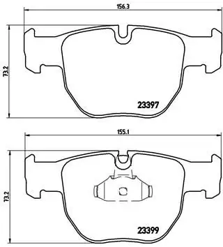 BREMBO P44012 Ön Fren Balatası resmi