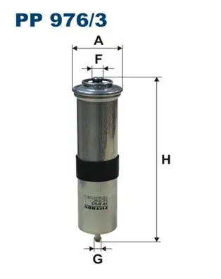 FILTRON PP976/3 Yakıt Filtresi 13327823413 resmi