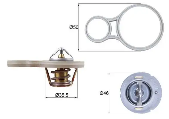 MAHLE TX25591 Termostat resmi