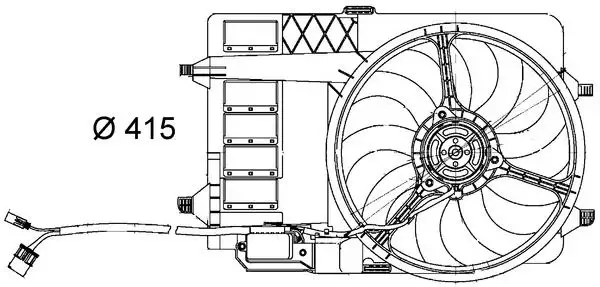 MAHLE CFF29000S Fan Motoru 17101475577 resmi