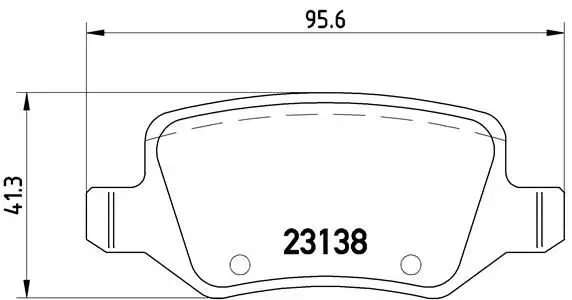 BREMBO P50058 Arka Fren Balatası A4144200120 resmi