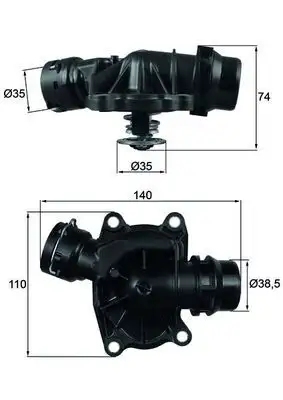 MAHLE TI23388 Termostat resmi