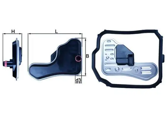MAHLE HX148D Şanzıman Filtresi 226333 resmi