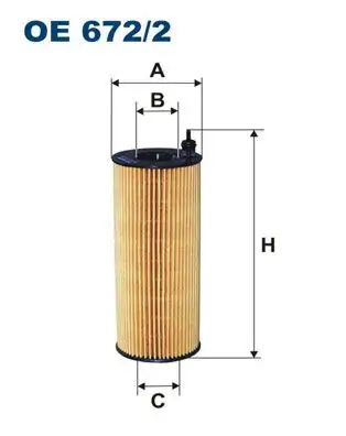 FILTRON OE672/2 Yağ Filtresi 11427807177 resmi