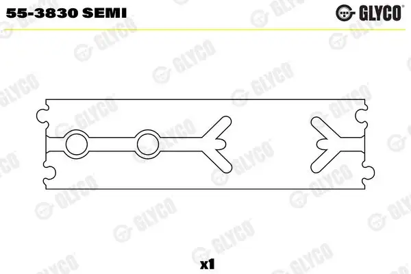 GLYCO 55-3830-SEMI Piston Kol Burcu A6050380050 resmi