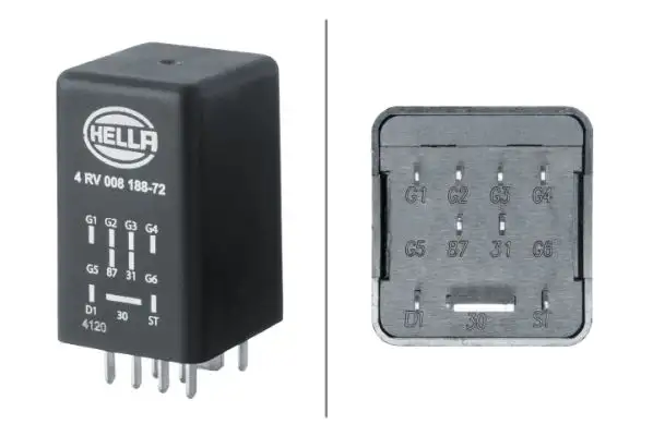 HELLA 4RV008188-721 Kızdırma Zaman Rölesi 132149 resmi