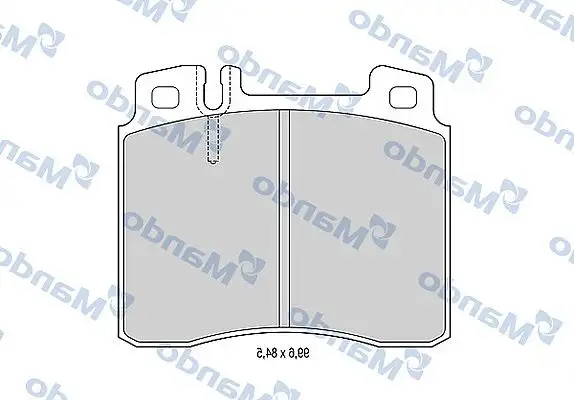 MANDO MBF015652 Ön Fren Balatası resmi