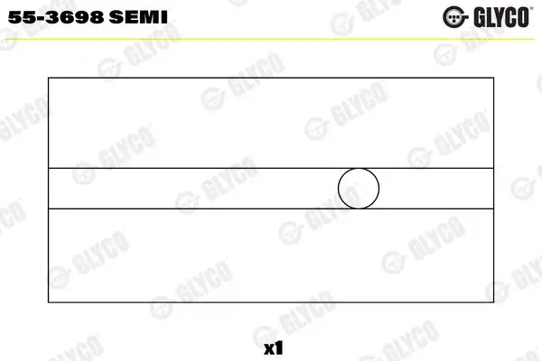 GLYCO 55-3698-SEMI Piston Kol Burcu 053105431B resmi