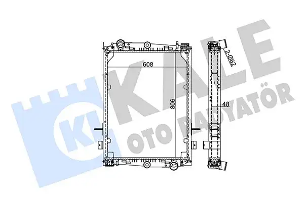 KALE 351380 Radyatör resmi