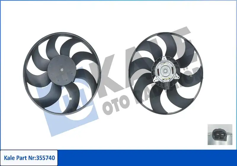 KALE 355740 Fan Motoru 214819521R resmi