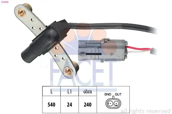FACET 9.0020 Krank Sensörü 7700742635 resmi