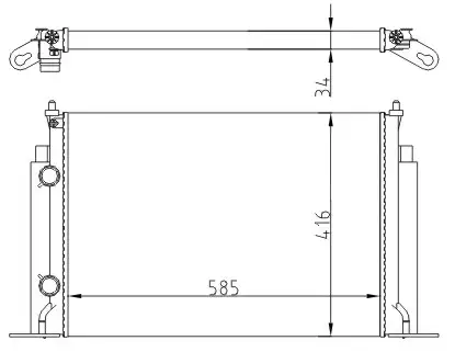 ORIS MFI423034 Radyatör 46745809 resmi