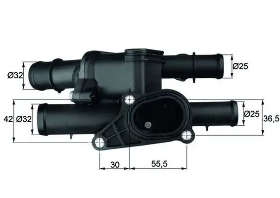 MAHLE TM2105 Termostat 06A121513A resmi
