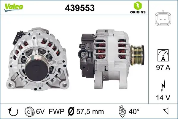 VALEO 439553 Şarj Dinamosu 5705CS resmi