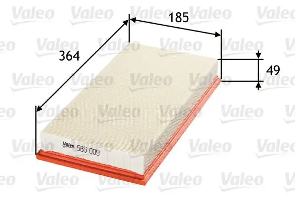 VALEO 585009 Hava Filtresi 1J0129620A resmi
